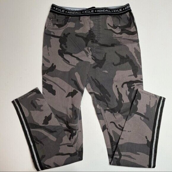 Kendall + Kylie Women's Camo Denim Leggings Medium - Picture 4 of 9